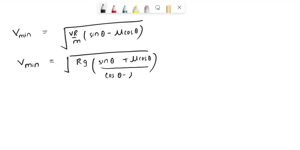 SOLVED '5 An automobile enters a turn whose radius is R The road is