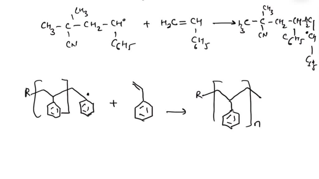 SOLVED: 4.3 Write Down Reaction Scheme For Polymerization Of Styrene ...