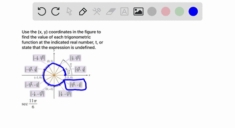 use-the-x-y-coordinates-in-the-figure-to-find-the-value-of-each-trigonometric-function-at-the-indicated-real-number-t-or-state-that-the-expression-is-undefined-1-04-14-iti-k4-10-14-0-1-14i-h-97343