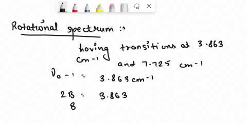 the-pure-rotational-spectrum-of-12c16o-has-transitions-at-3863-and-7725-cm-calculate-the-internuclear-distance-in-12c16o-predict-the-positions-in-cm-of-the-next-two-lines-answers-1128-pm-115-57396