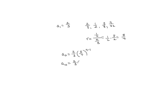 the-first-term-of-a-geometric-sequence-is-23-the-next-three-terms-are-1238-and-932-what-is-the-tenth-term-of-the-sequence-15647