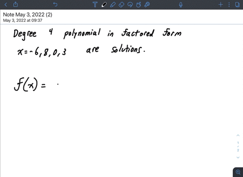 find-a-polynomial-f-x-of-degree-4-that-has-the-following-zeros-6-8-0-3-leave-your-answer-in-factored-form-fx-71426