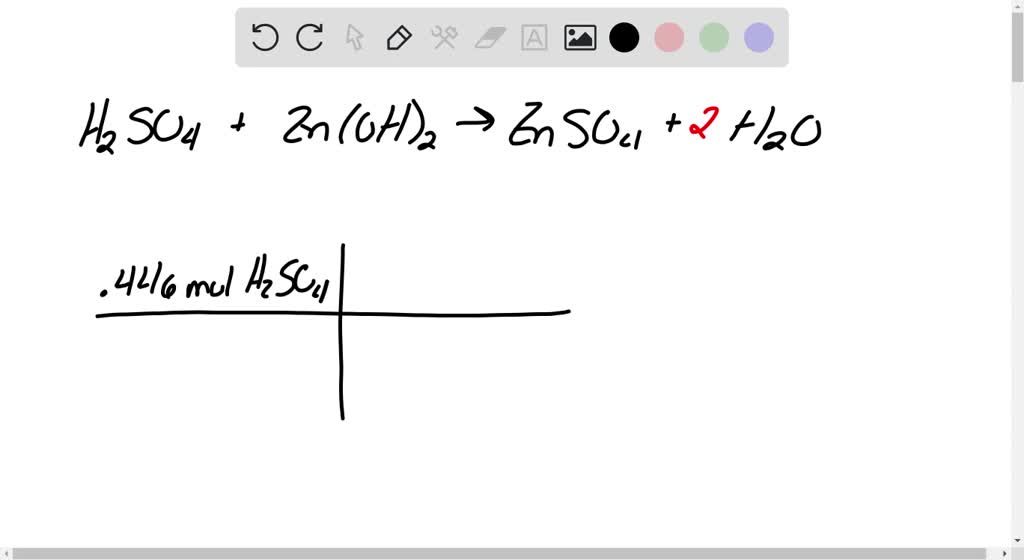 SOLVED 'According t0 the following reaction; how Iany moles Of zinc sulfate will bee formed