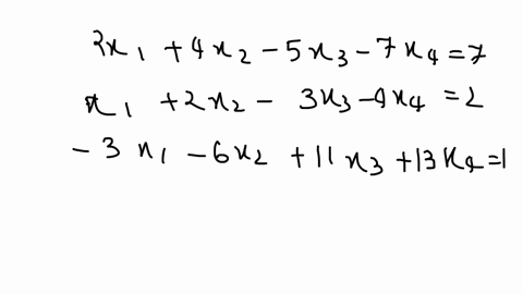 given-the-system-of-equations-2x1-412-5x3-7x47-x1-2x2-3x3-4-x4-2-3x1-6-k2-1113-1314-1-a-write-the-augmented-matrix-for-the-system-b-reduce-the-augmented-matrix-t0-row-echelon-form-c-give-the-62093