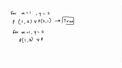 suppose-p-x-y-is-a-predicate-and-the-universe-for-the-variables-x-and-y-is-1-2-3-furthermore-p13-p21-p22-p23-p31-p32-are-true-and-pxy-is-false-otherwise-1-xy-x-y-p-x-y-p-y-x-2-yx-x-y-p-x-y-j-09655