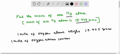 what-is-the-mass-of-one-16-mathrmo-atom-in-grams-the-mass-of-an-16-mathrmo-text-atom-is-15995-text-u-31145