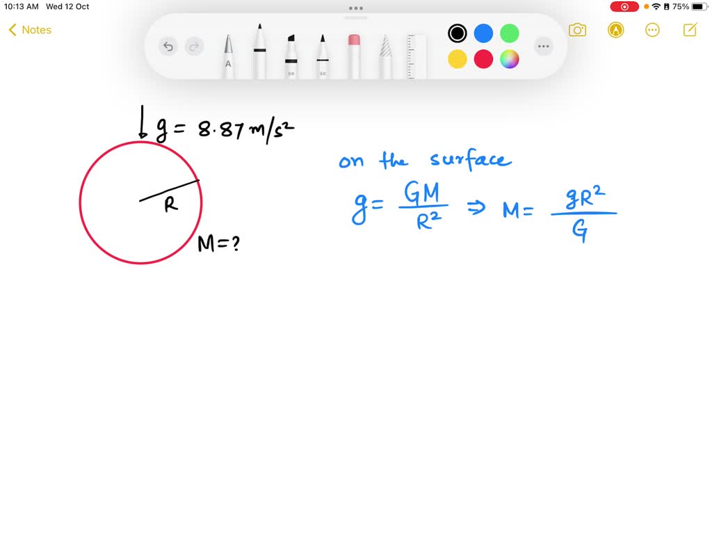 SOLVED: Calculate Venus's mass given the acceleration due to gravity (8 ...