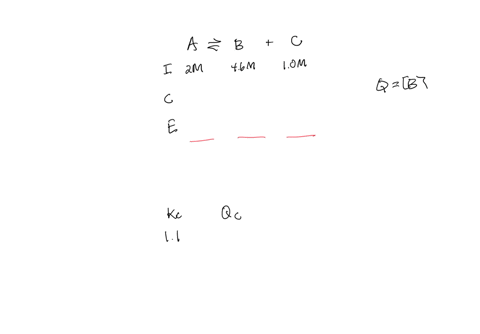 calculate-the-concentrations-at-the-equilibrium-of-the-species-a-b-and-c-for-the-following-reaction-a-b-c-knowing-that-the-initial-concentration-of-ao-is-2-m-bo-is-46-m-and-co-is-1-m-the-equ-82937