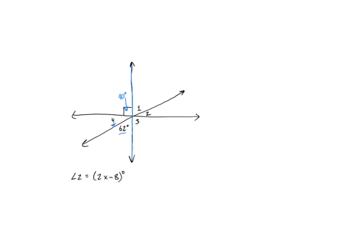three-lines-intersect-to-form-angles-if-2-is-equivalent-to-2x-8-what-is-the-value-of-x-use-the-diagram-to-answer-this-question-three-lines-intersect-to-form-angles-62-if-22-is-equivalent-to-98483