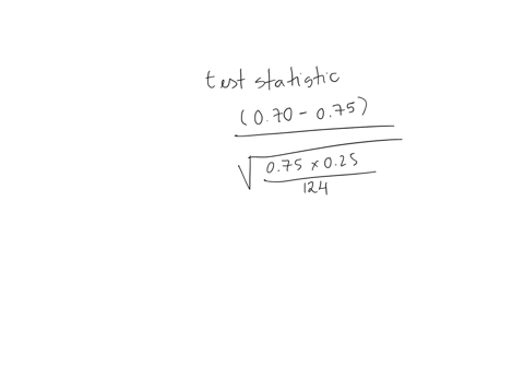 use-the-normal-distribution-and-the-given-sample-results-to-complete-the-test-of-the-given-hypotheses-assume-the-results-come-from-a-random-sample-and-use-5-significance-level-test-ho-p-075-06125
