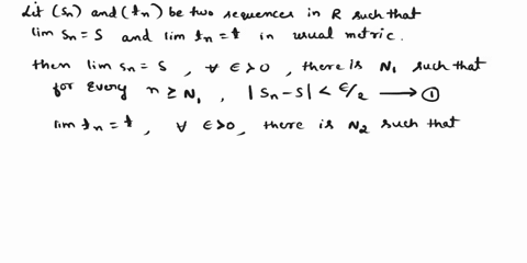 let-sn-and-4n-be-two-sequences-in-r-such-that-lim-sn-and-lim-tn-tin-the-usual-metric-prove-that-the-sequence-sn-tn-converges-to-st-in-r-with-the-l-metric-dt112-w1-w2-ir1-wil-ir2-42-39376