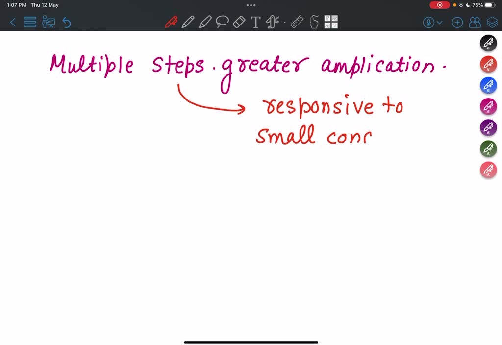 SOLVED QUESTION 10 15 Most signal transduction pathways have multiple