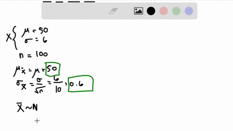 suppose-that-a-random-sample-of-size-100-is-to-be-selected-from-a-population-with-mean-50-and-standard-deviation-6-what-are-the-mean-and-standard-deviation-of-the-sampling-distribution-of-x-13632