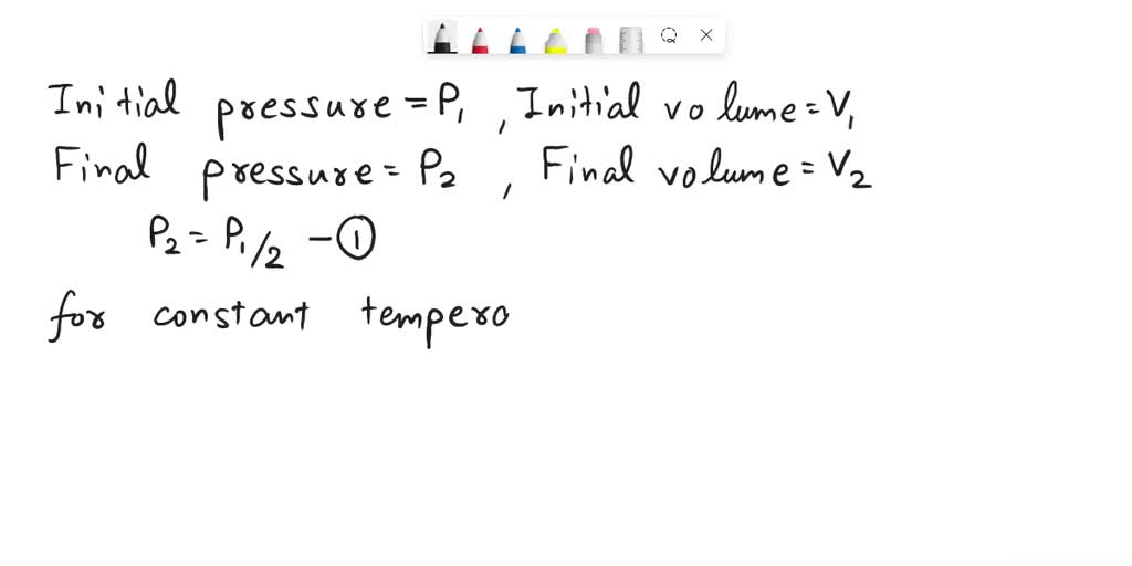 SOLVED: QUESTON What happens to the volume on non-rigid container when ...