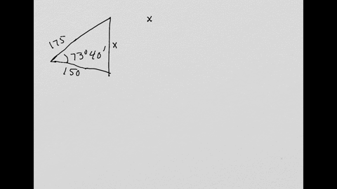 the-angle-at-one-corner-of-a-triangular-plot-of-ground-is-73circ-40prime-and-the-sides-that-meet-at-18272