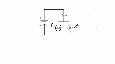 in-the-figure-provided-bulbs-a-b-and-c-are-all-glowing-if-a-wire-is-connected-between-points-1-and-2-what-happens-to-bulb-a-1-bulb-a-remains-unchanged-2-it-dims-3-it-goes-out-4-it-burns-brighter