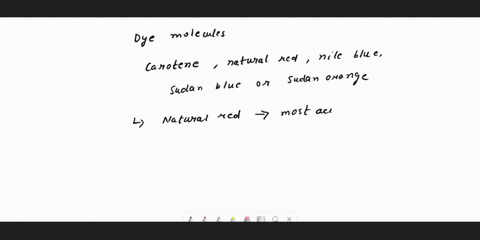 which-dye-molecule-is-the-most-acidic-and-the-most-basic-carotene-neutral-red-nile-blue-sudan-blue-or-sudan-orange-and-why-22844