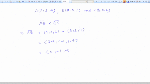 if-abc-is-a-triangle-with-vertices-a2-1-4-b2-0-1-and-c302-then-what-is-ab-x-bc-28-3-13-1-2-83-1-34-35223