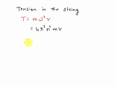 a-mass-of-2-kg-is-whirled-in-a-horizontal-circle-by-means-of-a-string-at-an-initial-speed-of-5-rpm-keeping-the-radius-constant-the-tension-in-the-string-is-doubled-the-new-speed-is-nearly-a-50358