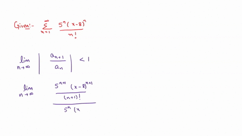 find-all-the-values-of-x-for-which-the-given-series-converges-use-interval-notation-with-exact-values_-5-8-n-n-1-the-series-is-convergent-for-all-x-44207