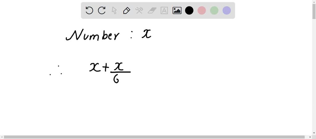 solved-a-number-increased-by-one-sixth-of-itself-equals-14-what-is-the