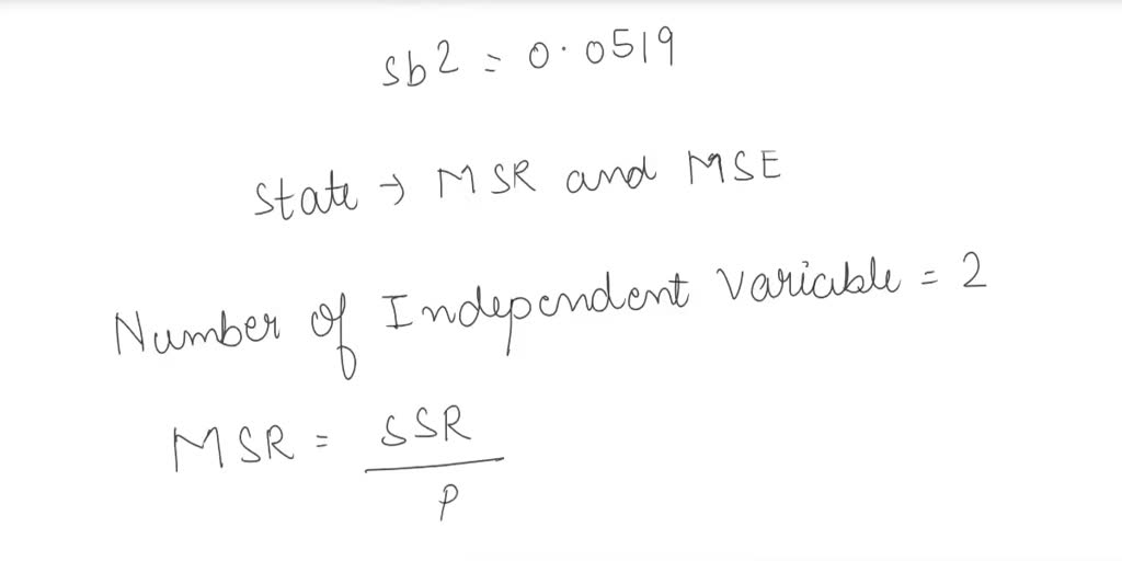 SOLVED: The exercise involving data in this and subsequent sections ...