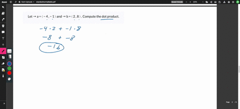 let-a-4-1-and-b-2-8-compute-the-dot-product