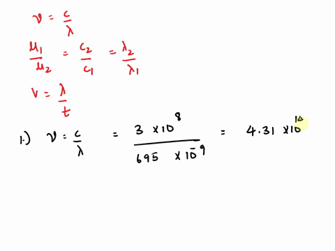 a-what-is-the-frequency-of-light-with-a-695-nm-wavelength-in-air-b-what-is-its-wavelength-in-glass-with-an-index-of-refraction-of-1522-c-from-the-results-of-a-and-b-find-its-speed-in-this-gl-97086