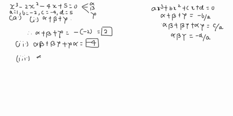 rootso-cuoic-equatio-faby-are-the-roots-of-the-cubic-equation-2x2-4x-5-0-a-state-the-value-of-a-by-ab-ay-by-aby-2-marasji-fid-the-cubic-equation-whose-roots-are-za-28-and-2y-5-meraei-c-forn-91542