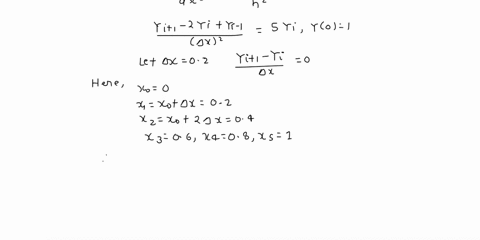 solve-the-following-ordinary-differential-equation-dy-dx-yo-1-dy-0-using-the-finite-difference-approach-with-the-domain-discretized-into-segments_-a-draw-the-discretized-domain-with-the-corr-98028