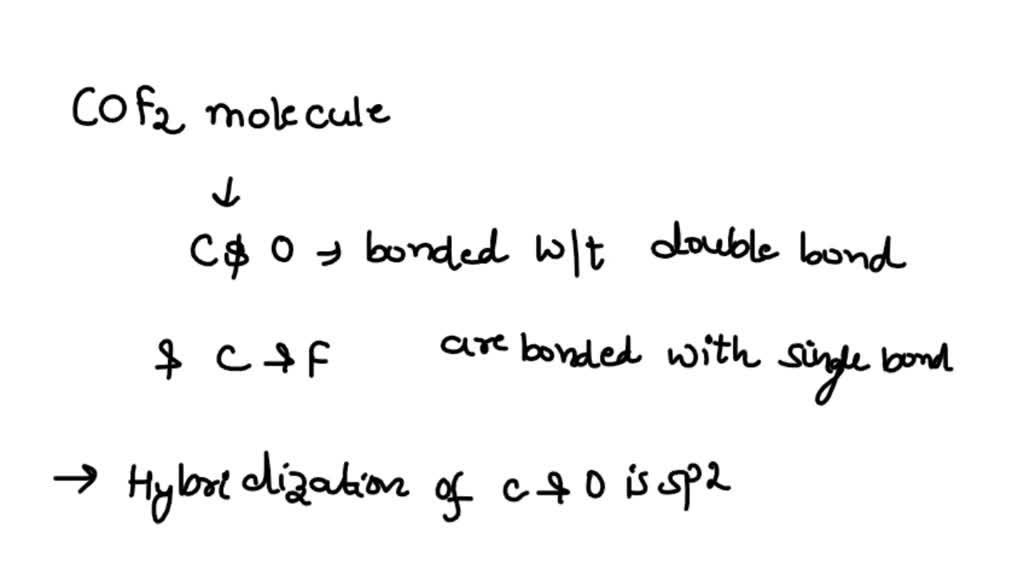 SOLVED: Identify the hybridization of all interior atoms for the