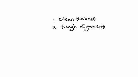 what-are-the-steps-when-installing-a-motor-a-rough-alignment-check-soft-foot-clean-base-then-final-alignment-b-clean-base-rough-alignment-check-soft-foot-then-final-alignment-c-rough-alignment-clean-b