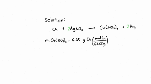 for-the-following-reaction-665-grams-of-copper-are-mixed-with-excess-silver-nitrate-the-reaction-yields-173-grams-of-copperii-nitrate-silver-nitrate-aq-copper-s-copperii-nitrate-aq-silver-s-47081