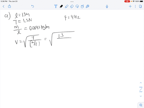 question-1pts-you-are-holding-string-tied-to-amp-post-15-m-away-you-pull-the-string-so-that-ithas-tension-of-15-nand-a-mass-density-of-00045kglm-you-shake-the-endof-the-string-at4-hz-what-is-82037