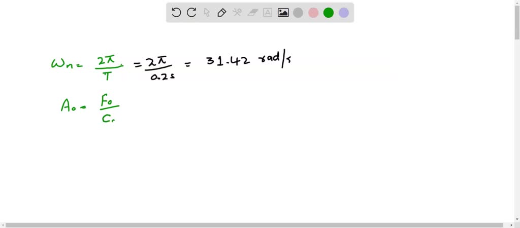 SOLVED: '3-1 A machine part of mass [.95 kg vibrates in a viscous ...