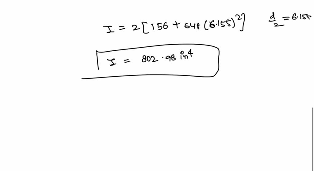 SOLVED The Simply Supported Beam Is Composed Of Two W12 X 22 Sections 