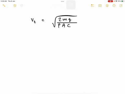 what-would-be-the-terminal-velocity-for-a-75-kg-person-in-the-sky-if-he-jumps-with-feet-first-drag-coefficient-070-the-density-of-air-is-121-kgm3-and-his-surface-area-is-018-m2-04169