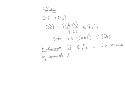 let-f-p-be-a-probability-space-where-is-the-sample-space-f-is-a-algebra-over-and-p-f-0-1-is-a-probability-measure-that-satisfies-the-axioms-of-probability-let-a-f-be-an-event-show-that-the-function-q-