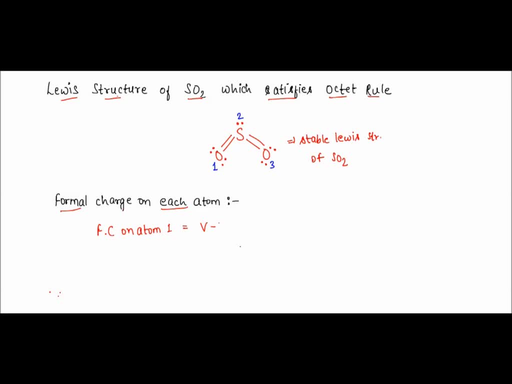 lewis structure so2