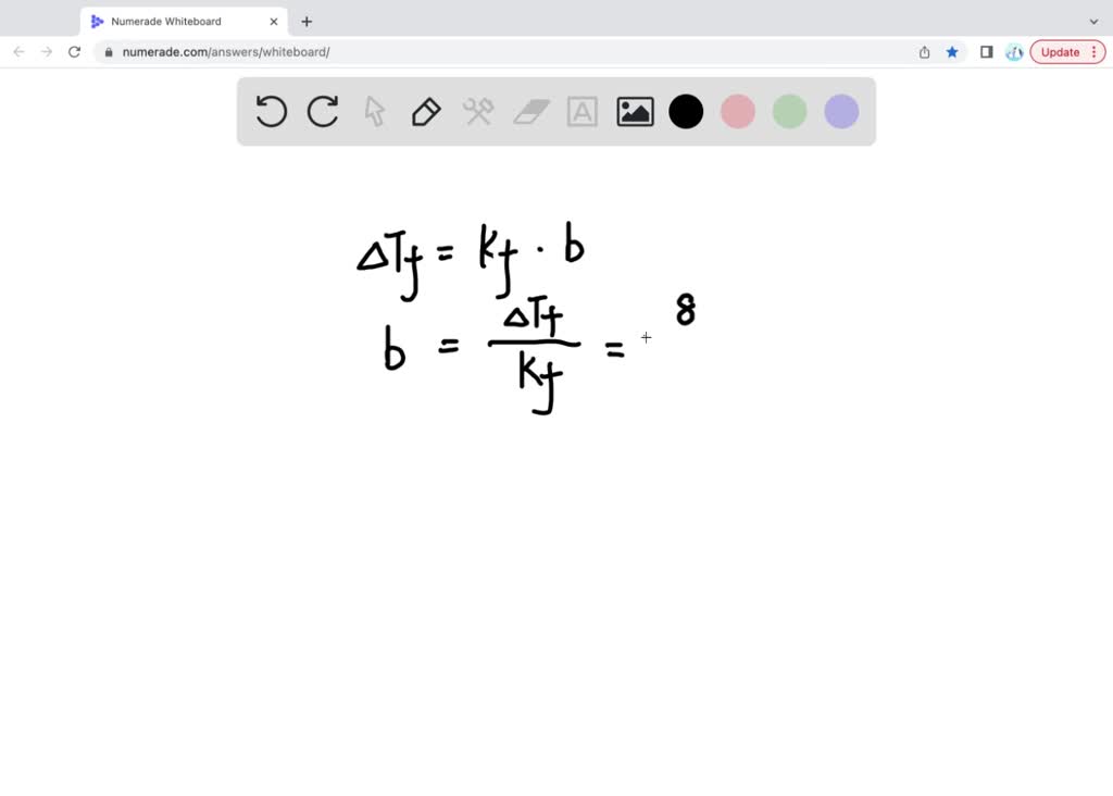 SOLVED The wood frog can survive at body temperatures as low as 8.0 C. Calculate the molality
