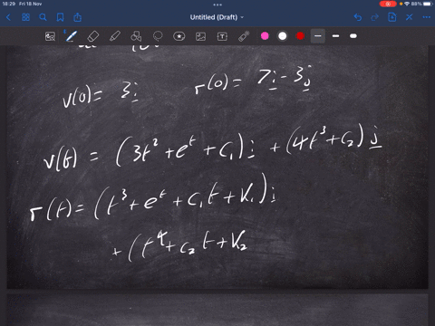 find-the-velocity-and-position-vectors-of-a-particle-that-has-the-given-acceleration-and-the-given-initial-velocity-and-position-at-6t-et-i-12t2-j-v0-3i-r0-7-i-3-j-vt-rt-37845