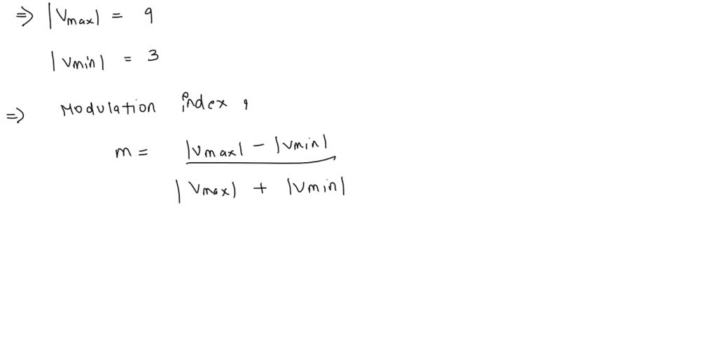 SOLVED: Problem 4 Consider the following AM waveform obtained by ...