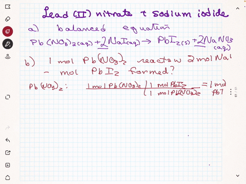when-a-solution-of-lead-nitrate-pbno32-is-mixed-with-a-solution-of-sodium-iodide-nai-a-precipitate-of-lead-iodide-pbi2-is-formed-a-write-the-chemical-equation-for-this-reaction-showing-the-s-18557