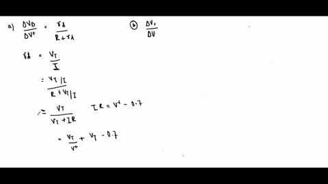452-consider-the-voltage-regulator-circuit-shown-in-fig-p452-the-value-of-r-is-selected-to-obtain-an-output-voltage-vo-across-the-diode-of-07-v-a-use-the-diode-small-signal-model-to-show-tha-54745
