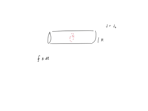 a-long-wire-of-radius-r-has-a-uniform-current-density-j0-find-the-magnetic-field-inside-the-wire-where-r-r-82046