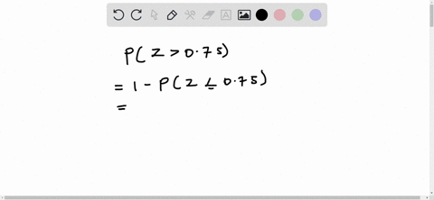 what-is-the-probability-of-randomly-selecting-a-z-score-greater-than-z-075-from-a-normal-distribution-56888