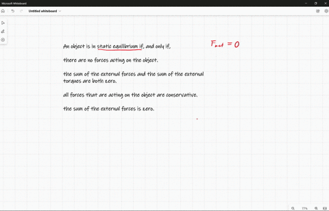 an-object-is-in-static-equilibrium-if-and-only-if-group-of-answer-choices-there-are-no-forces-acting-on-the-object-the-sum-of-the-external-forces-and-the-sum-of-the-external-torques-are-both-56465