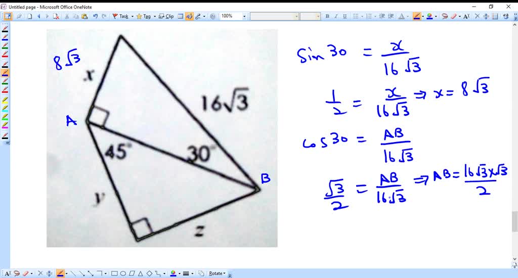 right triangles & trigonometry homework 2 special right triangles