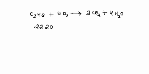 the-combustion-of-propane-is-described-by-the-following-equation-czhs-g-soz-g-3coz-g-4hzol-ahrxn-2220-kj-calculate-the-mass-of-propane-that-must-be-burned-t0-obtain-350-kj-of-heat-35148
