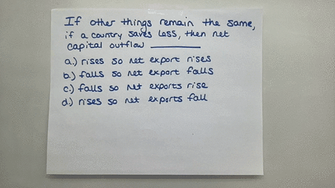 if-other-things-remain-the-same-if-a-country-saves-less-then-net-capital-outflow__________a-rises-so-net-export-riseb-falls-so-net-exports-falls-c-falls-so-net-exports-rise-d-rises-so-net-exports-fall